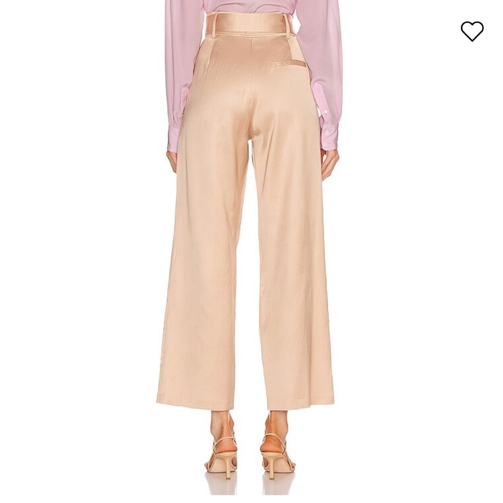 ♥️ NEW Fleur du mal twill belted pants safari - beige - Picture 2 of 4